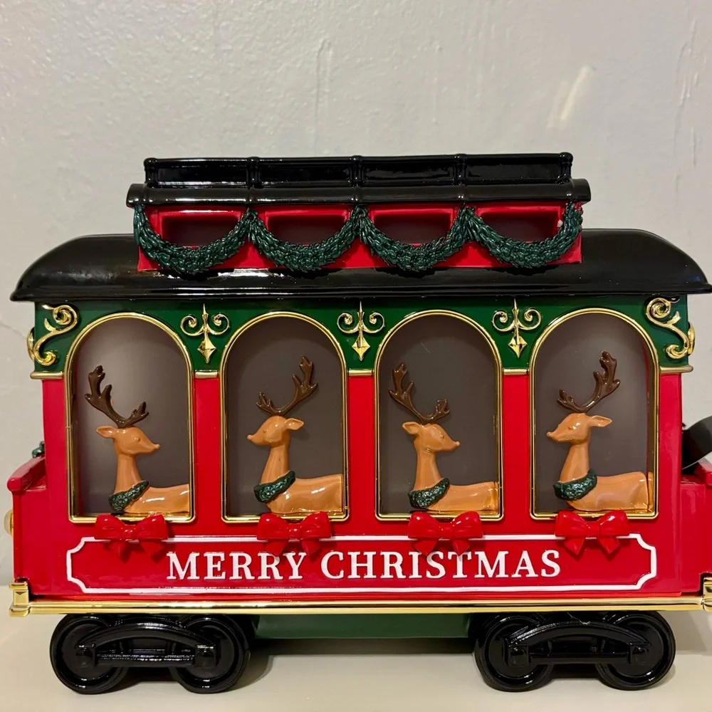 Bath & Body Works Christmas Luminary Train Reindeer Light Up Candle Holder 2025 - Picture 3 of 8